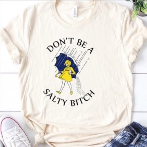 Tops - Morton’s Salt Girl Funny Graphic Tee